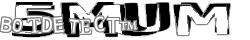 Retype the CAPTCHA code from the image